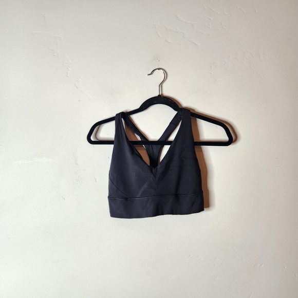 Athleta Transcend Plunge Black Bra Size Small - Picture 2 of 6